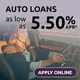 Auto Loans as low as 5.50% APR*. Apply Online